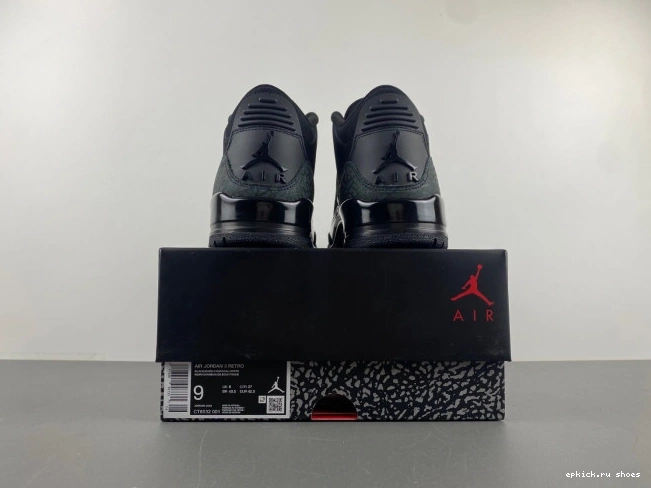 Cheap Jordan Air Black 3 CT8532-001 Cat 0801